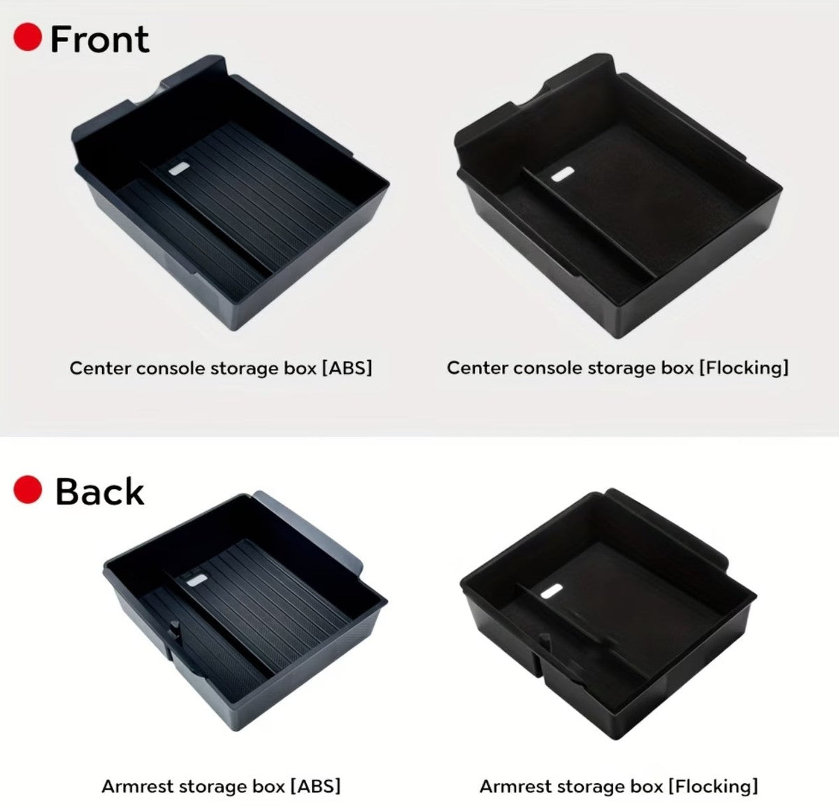 4 in 1 Storage Organiser Set for Centre and Front Console of the Tesla Model Y+ Juniper - TESLARY Tesla Shop Accessories Europe Nederlands Dublin Cork Ireland Deutschland Espana Alicante France Italia