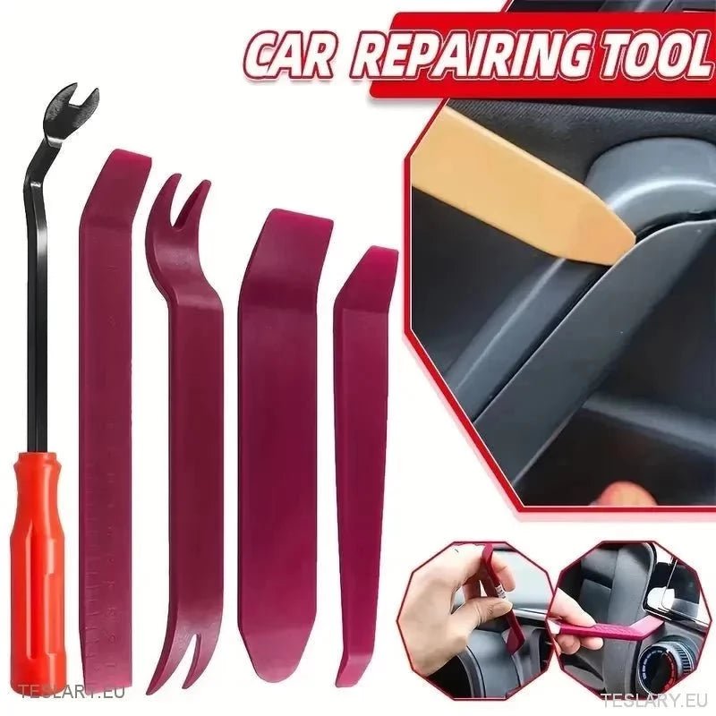 5 Piece Trim Tool Kit for your Tesla ( Anti Scratch ) - TESLARY Tesla Shop Accessories Europe Nederlands Ireland Deutschland Espana Alicante France Italia
