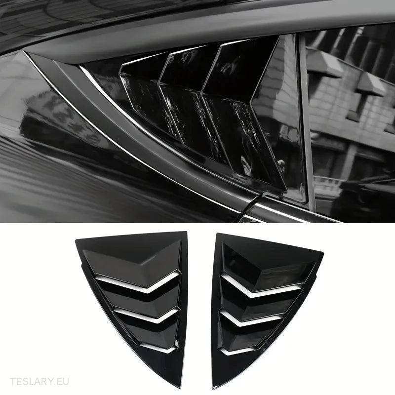 Tesla Sports Style Rear Side Windows Splitter/Spoiler ( 2 Pieces ) - Tesla Shop Europe - TESLARY.IE Ireland - France boutique- Deutschland Geschäft- España comercio - Nederland winkel- TESLARY.IE