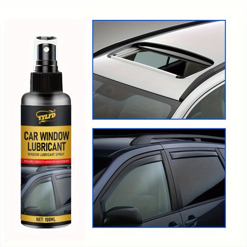 Car Window Lubricant Spray with Sponge for Efficient Application, Reduces Sunroof Noise, and Smooths Glass Tracks. Ideal for Greasing and Maintenance. - TESLARY TESLARY.EU Ireland Tesla Shop Europe Dublin Cork Sandyford Nederlands Car Window Lubricant Spray with Sponge for Efficient Application, Reduces Sunroof Noise, and Smooths Glass Tracks. Ideal for Greasing and Maintenance. - TESLARY TESLARY.EU Ireland Tesla Shop Europe Dublin Cork Sandyford Nederlands