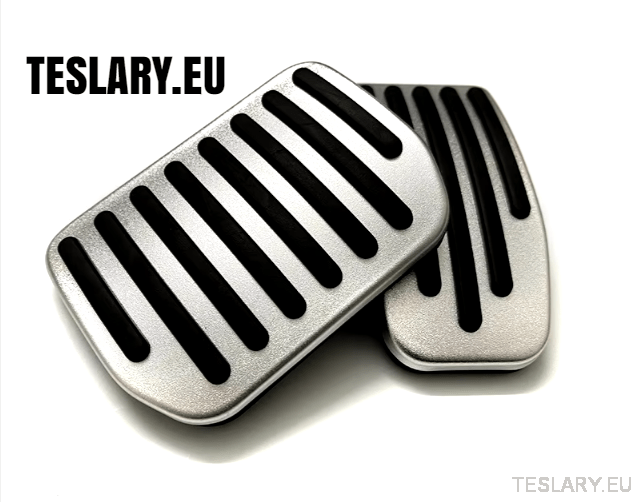 Performance Upgrade Tesla 3 / Y Non Slip Aluminium Foot Pedals - TESLARY Tesla Shop Accessories Europe Nederlands Dublin Cork Ireland Deutschland Espana Alicante France Italia