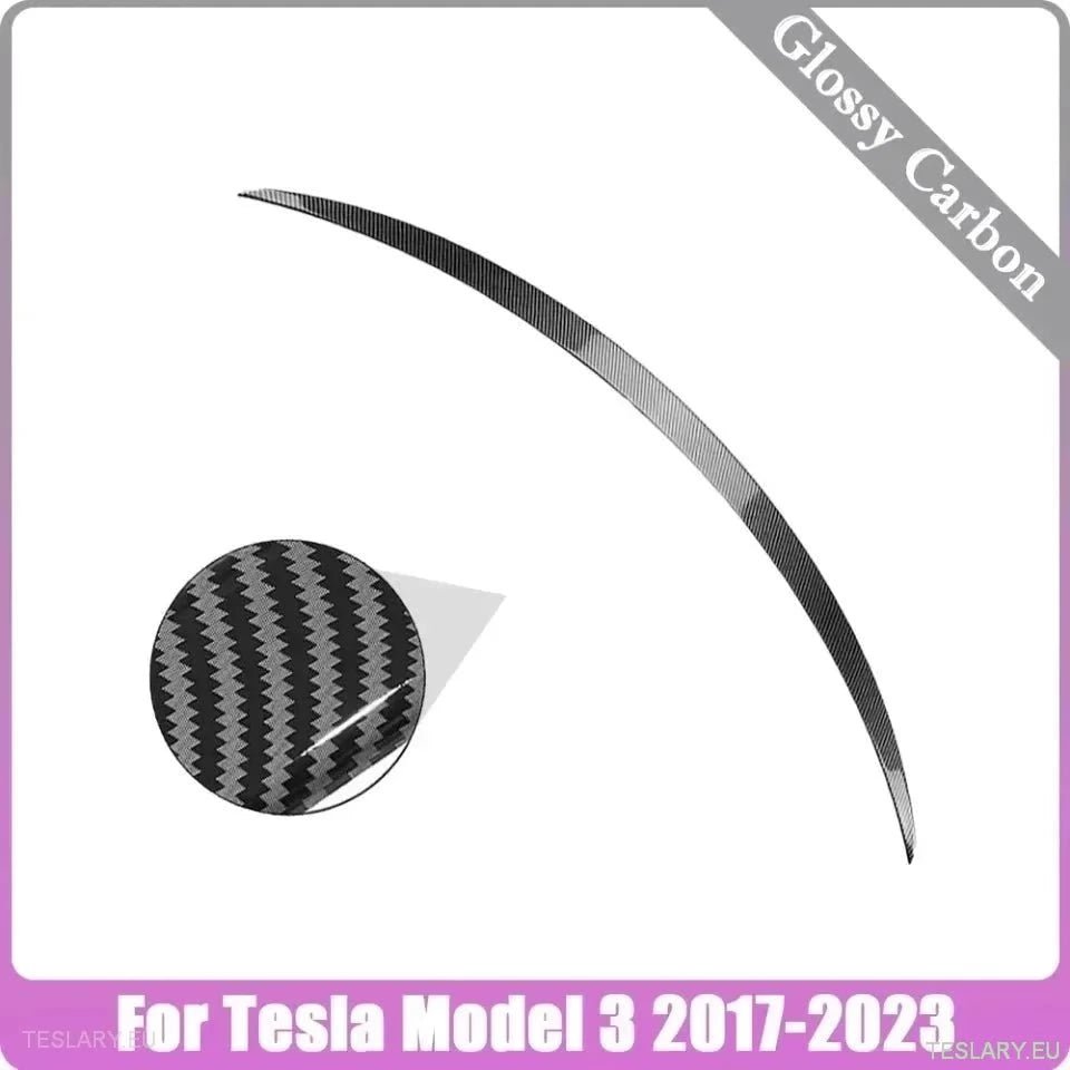 Rear Trunk Spoiler for Tesla Model 3 2019 - 2023 - TESLARY Tesla Shop Accessories Europe Nederlands Ireland Deutschland Espana Alicante France Italia