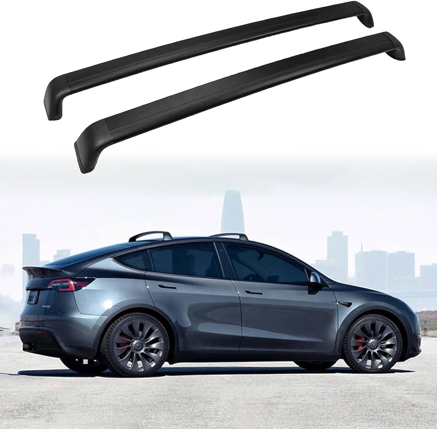 Roof Rack Cross Bars for Tesla Model 3 , Y , Juniper & Highland - TESLARY Tesla Shop Accessories Europe Nederlands Dublin Cork Ireland Deutschland Espana Alicante France Italia