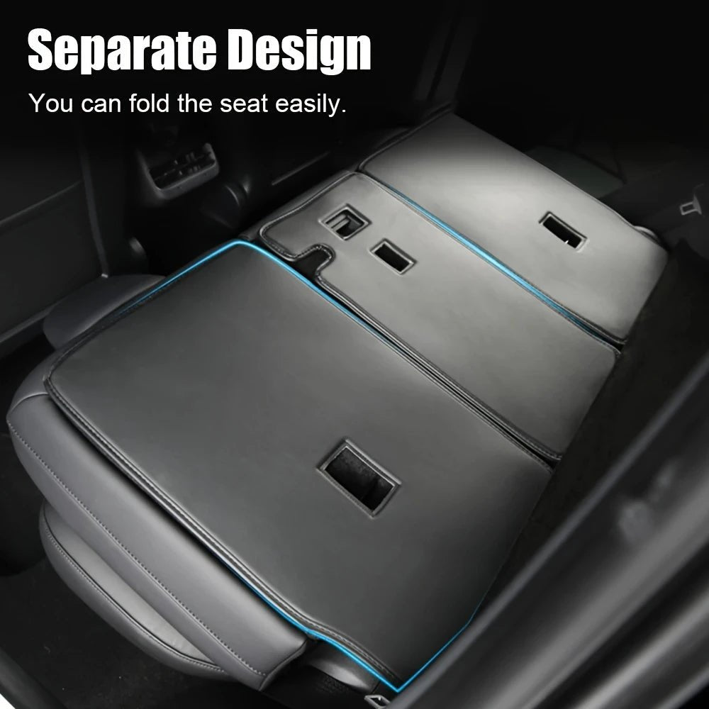 Tesla Model 3 / Y & Model 3+ Highland Trunk Rear Seat Back Protectors - TESLARY Tesla Shop Accessories Europe Nederlands Dublin Cork Ireland Deutschland Espana Alicante France Italia