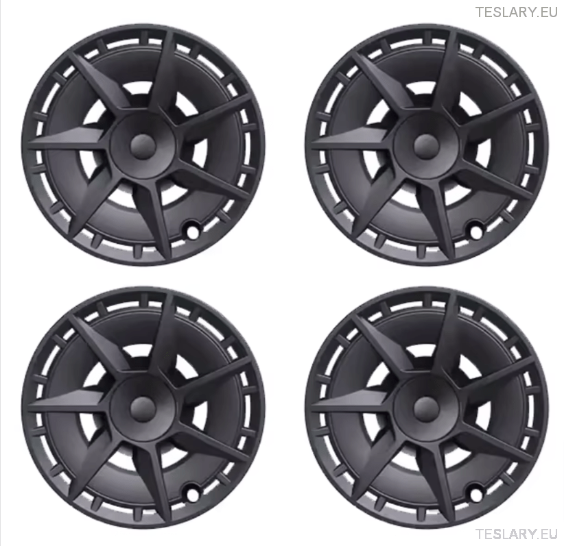 TESLA MODEL Y 19" UNIQUE S7 FULL COVER WHEEL HUBS - TESLARY Tesla Shop Accessories Europe Nederlands Dublin Cork Ireland Deutschland Espana Alicante France Italia