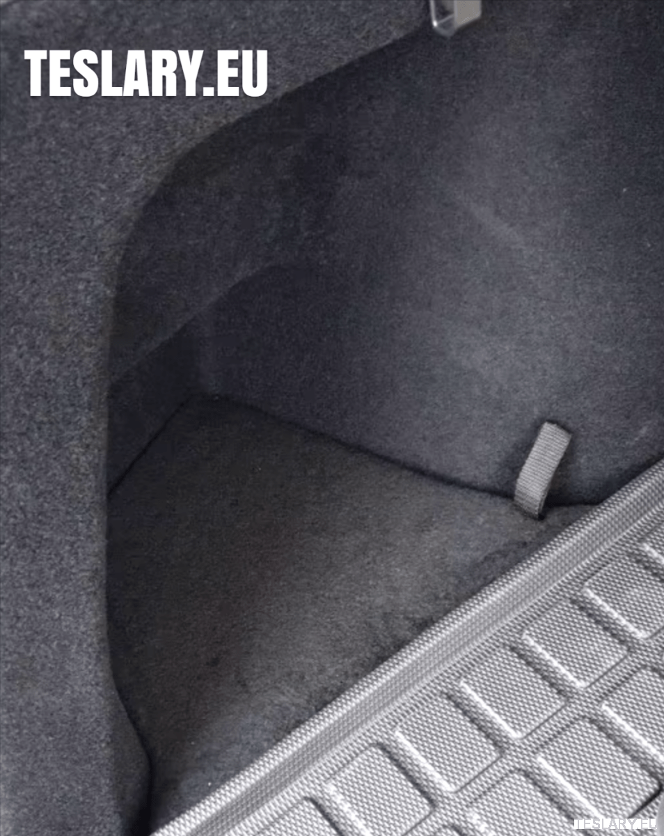 Tesla Model Y Trunk Organiser Side Pockets with Lids ( 2 ) - TESLARY Tesla Shop Accessories Europe Nederlands Dublin Cork Ireland Deutschland Espana Alicante France Italia