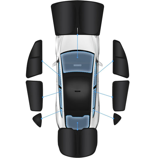 Accesorios Premium Tesla Model Y: Sombrillas de Privacidad