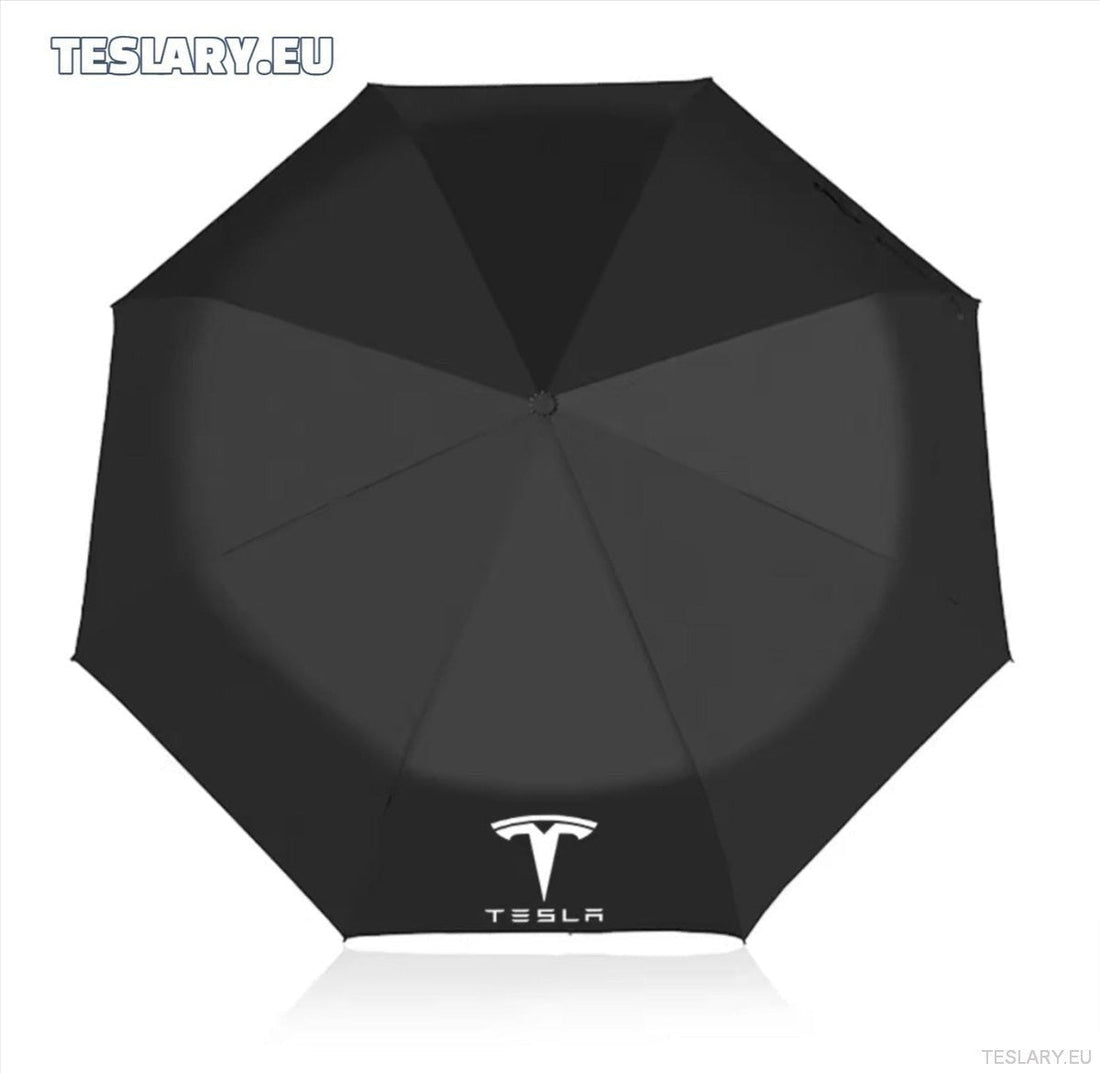 Accessori di Qualità per Tesla: Ombrello Nero Impermeabile