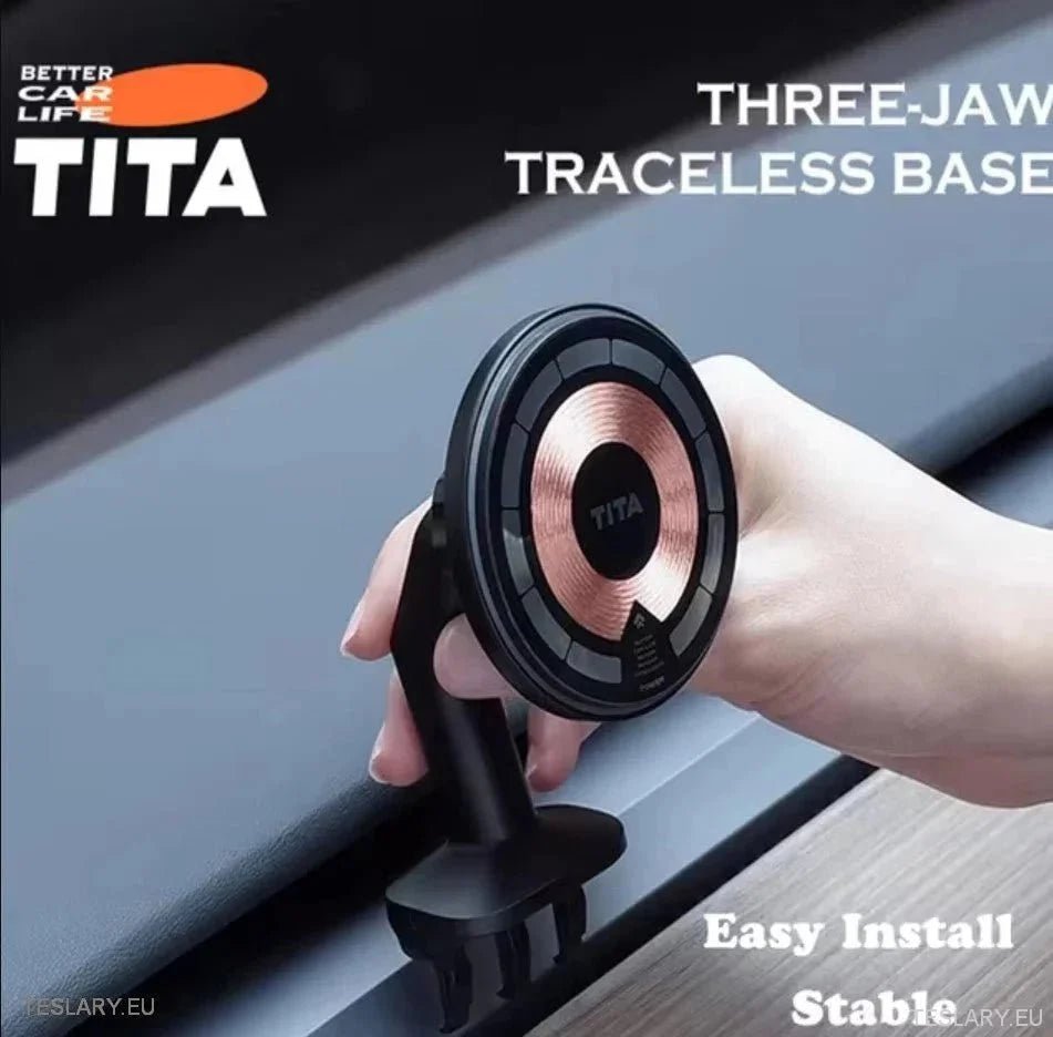 Acessórios Essenciais para Tesla: Tita Magnetic Phone Charger