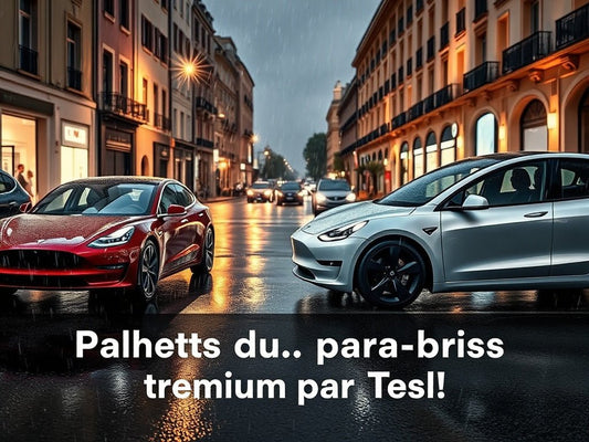 As Melhores Palhetas de Para-brisa para o seu Tesla Model Y e Model 3: Qualidade e Conforto em Cada Gota