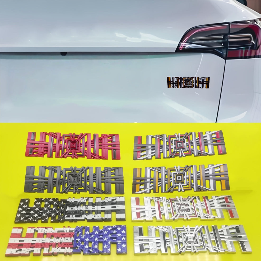 Decal 3D Plad: Elevación Estética para tu Tesla