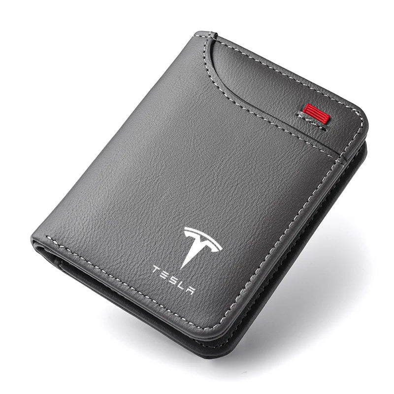 Elevate Lifestyle with Tesla Luxury Soft Wallet Accessory