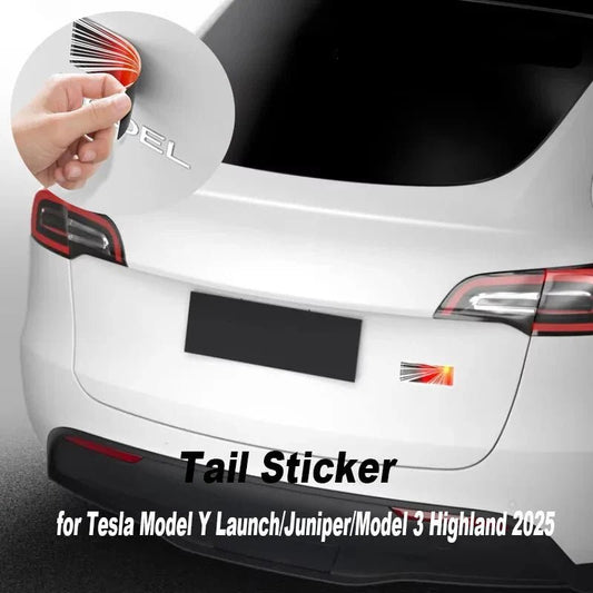 Elevate Tesla Appeal with First Edition Tail Sticker