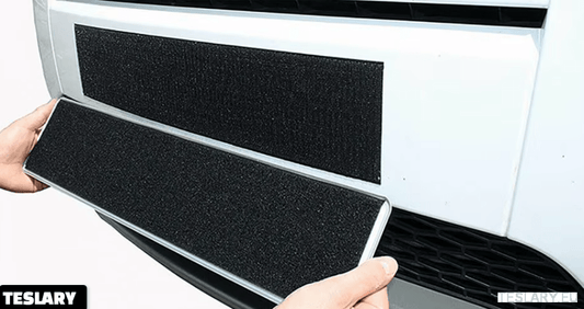 Support de Plaque d'Immatriculation Velcro pour Tesla