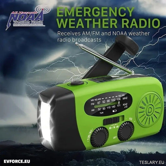 Prepare-se para Emergências com Portable Emergency Torch-Radio