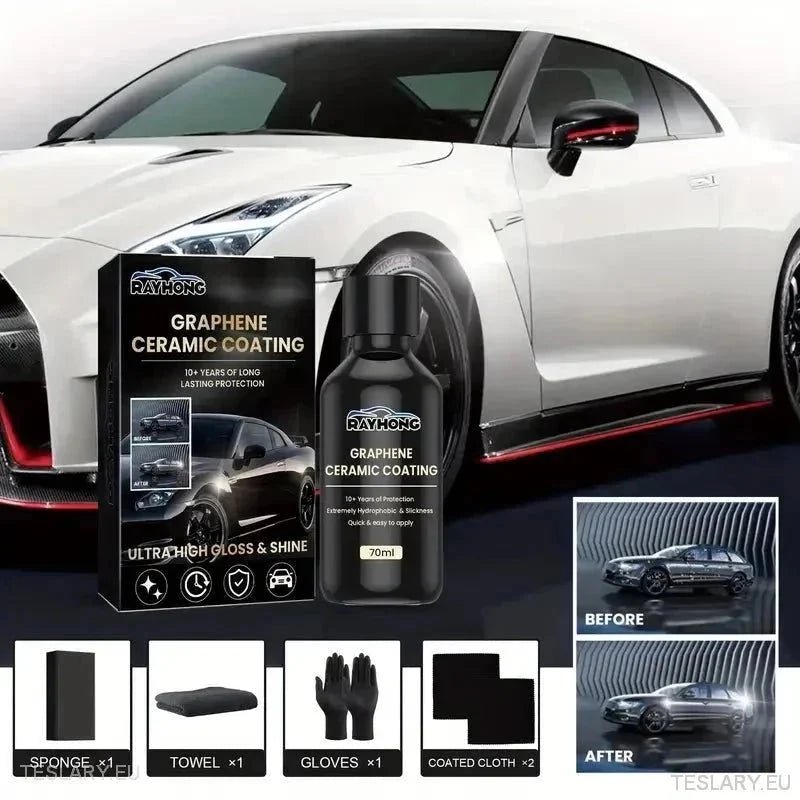 Proteção Superior para Tesla com Coating de Grafeno