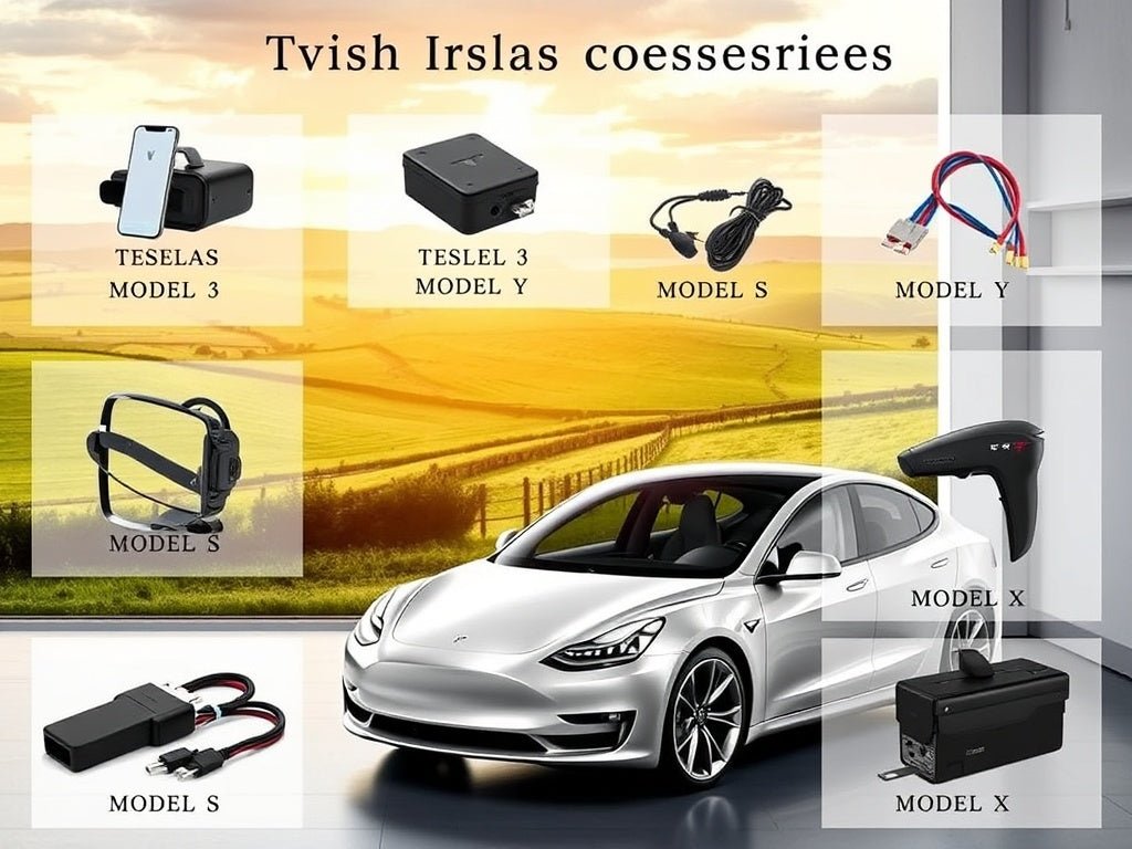 Täydellinen Tesla-kokemus: Tyylikkäät ja käytännölliset lisävarusteet keskittyvät ajokokemukseen!