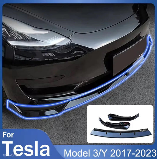 🚀 Elevate Your Tesla Model 3/Y with the Ultimate Accessory: Front ABS Lip Spoiler - TESLARY