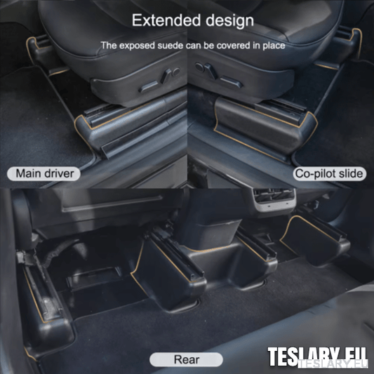 Kit Protection Rail Siège Complète Tesla Model Y : 9 Pièces