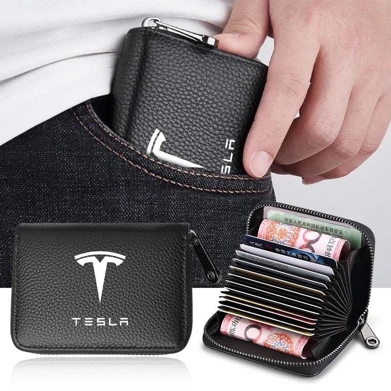 Tesla-Zubehör: Großer Kartenwallet für jeden Fahrer