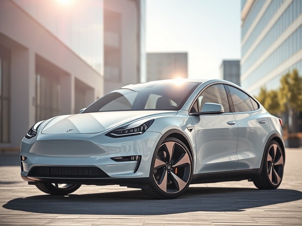 Elegantes Versicherung Tesla Model Y Ebenbild