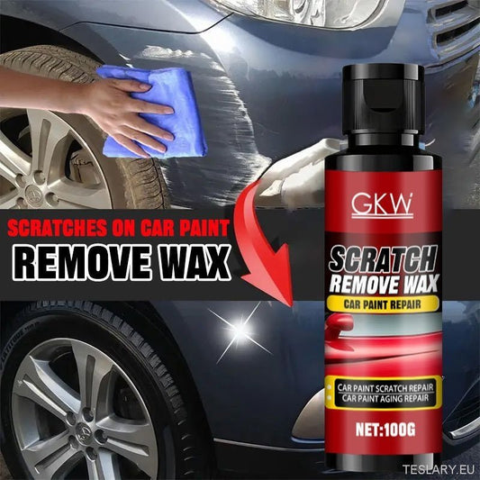 Transforme Visual Carro com Car Scratch Wax Teslary