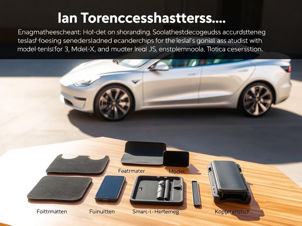 Unvergleichliches Tesla Upgrade: Saubere Luft & Stilvolle Innenraumveredelung für Model 3 und Model Y! 🚗✨