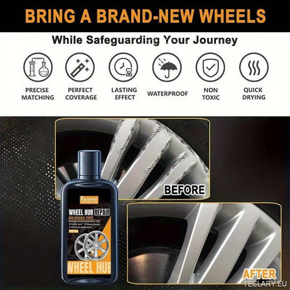 120g Premium Hub Repair Kit Hub Detail Restorer Oxidation, scratch and wear remover Car Wheel Care Polishing paste Repair dents leaving no trace to enhance car maintenance - TESLARY Tesla Shop Accessories Europe Nederlands Dublin Cork Ireland Deutschland Espana Alicante France Italia