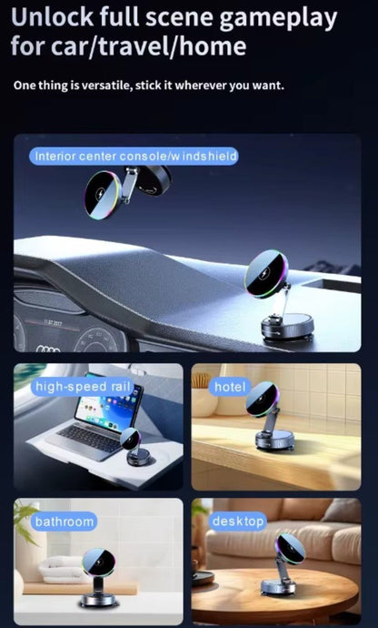 15W Wireless Car Charger Car Phone Holder with Charging Can 360 Rotate & Foldable - TESLARY Tesla Shop Accessories Europe Nederlands Dublin Cork Ireland Deutschland Espana Alicante France Italia