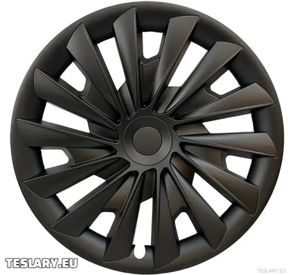 18" Tesla Model 3+ Highland Performance Induction Style Wheel Covers - Matte Black - TESLARY Tesla Shop Accessories Europe Nederlands Ireland Deutschland Espana Alicante France Italia