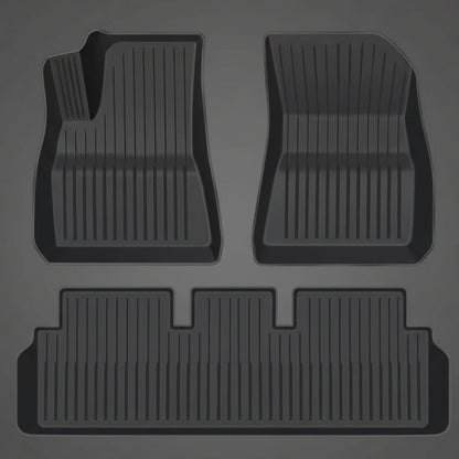 3D TPE All Weather Floor Mats LHD for Tesla Model 3 , Model 3 Highland , Model Y and Model Juniper - TESLARY Tesla Shop Accessories Europe Nederlands Dublin Cork Ireland Deutschland Espana Alicante France Italia