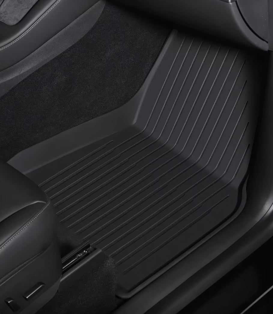3D TPE All Weather Floor Mats LHD for Tesla Model 3 , Model 3 Highland , Model Y and Model Juniper - TESLARY Tesla Shop Accessories Europe Nederlands Dublin Cork Ireland Deutschland Espana Alicante France Italia
