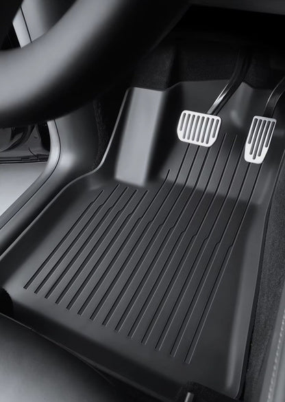3D TPE All Weather Floor Mats LHD for Tesla Model 3 , Model 3 Highland , Model Y and Model Juniper - TESLARY Tesla Shop Accessories Europe Nederlands Dublin Cork Ireland Deutschland Espana Alicante France Italia
