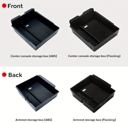 4 in 1 Storage Organiser Set for Centre and Front Console of the Tesla Model Y+ Juniper - TESLARY Tesla Shop Accessories Europe Nederlands Dublin Cork Ireland Deutschland Espana Alicante France Italia