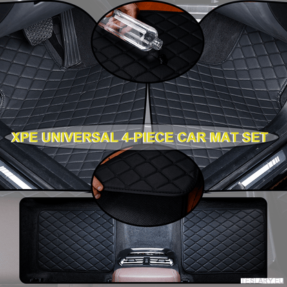 4pcs Set XPE Car Floor Mats, Three Layer, High - end Quality, Universal, for Tesla Model Y 2020 - 2025, Right - hand Drive - TESLARY Tesla Shop Accessories Europe Nederlands Dublin Cork Ireland Deutschland Espana Alicante France Italia