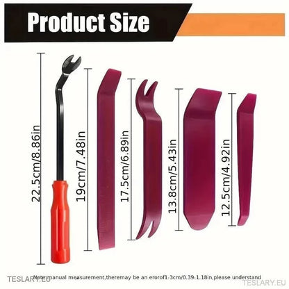 5 Piece Trim Tool Kit for your Tesla ( Anti Scratch ) - TESLARY Tesla Shop Accessories Europe Nederlands Ireland Deutschland Espana Alicante France Italia