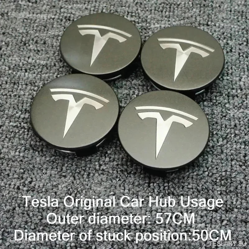 56mm Wheel Centre Caps with Logo for Tesla 3 , Y , S and X - TESLARY Tesla Shop Accessories Europe Nederlands Ireland Deutschland Espana Alicante France Italia