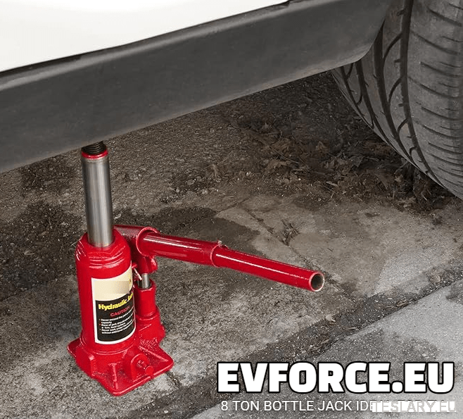 8T Portable Hydraulic Bottle Automotive Jack for EVs Including Tesla , BYD , Kia and Many More - TESLARY Tesla Shop Accessories Europe Nederlands Dublin Cork Ireland Deutschland Espana Alicante France Italia