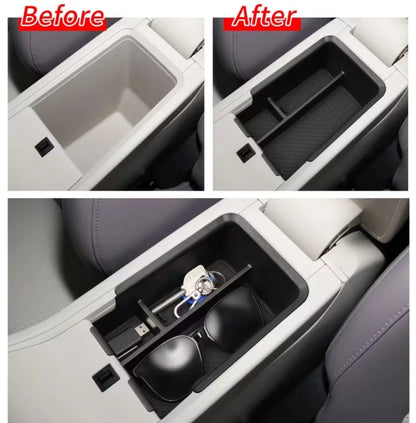 FMG4 EV Urban 2026 Car Armrest Box Storage Tray Center Console Holder Stowing Plate Organizer Interior Accessories Center Console Storage Tray