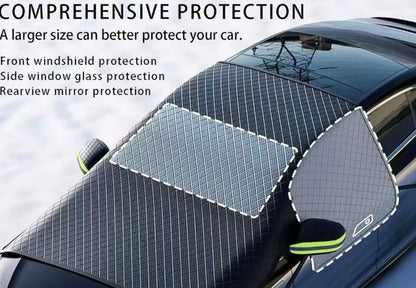Windshield Snow & Weather Cover for your Tesla Model 3 or Tesla Model Y also Suitable for BYD , MG4 and VW ID4