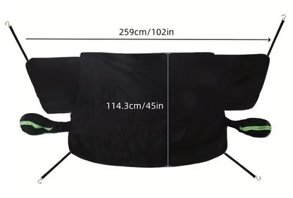 Windshield Snow & Weather Cover for your Tesla Model 3 or Tesla Model Y also Suitable for BYD , MG4 and VW ID4