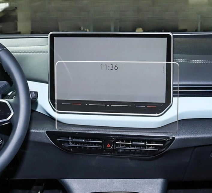 Tempered Glass Film for VW ID.4, 12-Inch Navigation Screen Protective Film 9H Hardness Scratch-Resistant