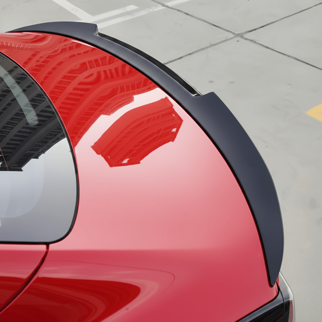 Blade Style 2026 Updated Trunk Spoiler in Carbon Fibre Gloss and Matte Style for Tesla Model 3 , Highland & Model Y - TESLARY Tesla Shop Accessories Europe Nederlands Dublin Cork Ireland Deutschland Espana Alicante France Italia