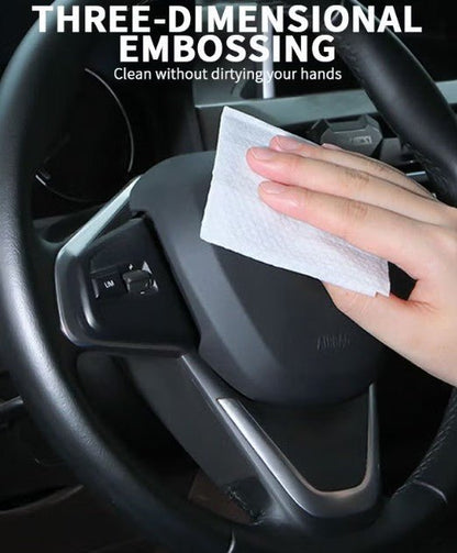 Car Cleaning Wipes ( Wet ) in a pack of 10 for Seat , Dash and More - Ideal for Your Tesla - TESLARY Tesla Shop Accessories Europe Nederlands Dublin Cork Ireland Deutschland Espana Alicante France Italia