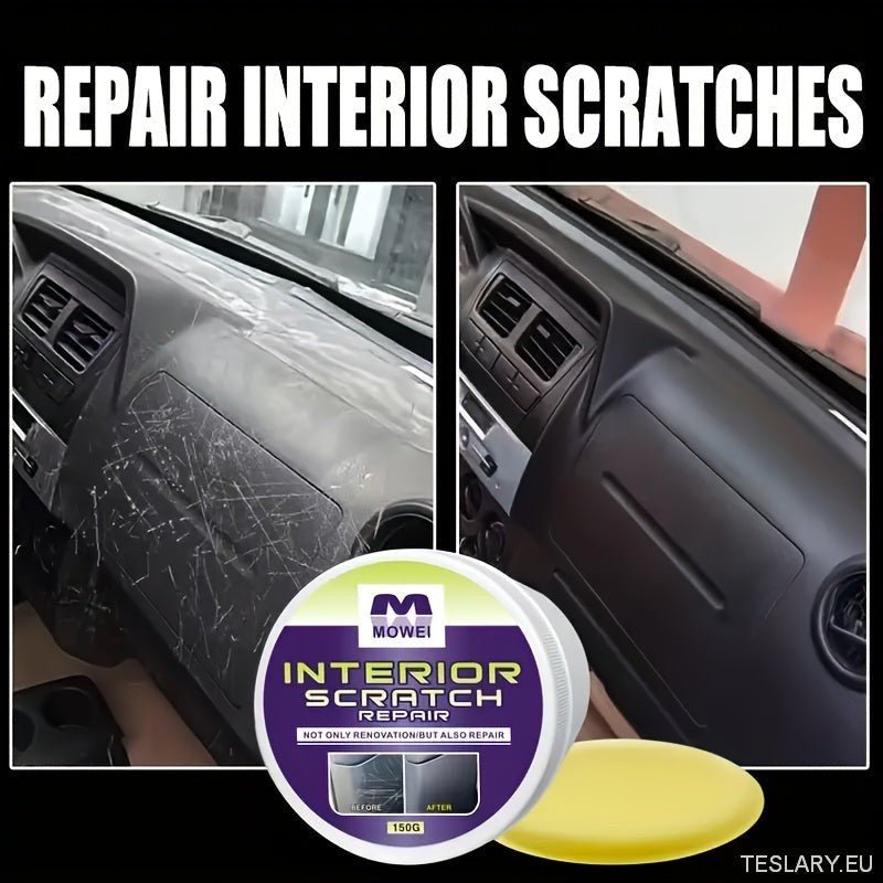 Car Interior Renewal Cream - Scratch Remover & Plastic Repair for Dashboards, Trim & Bumpers - TESLARY Tesla Shop Accessories Europe Nederlands Dublin Cork Ireland Deutschland Espana Alicante France Italia
