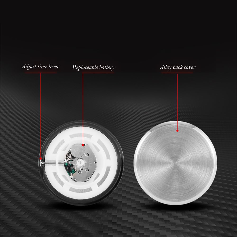 Car or Mini Desk Clock with Tesla Logo - Ideal Gift - TESLARY Tesla Shop Accessories Europe Nederlands Dublin Cork Ireland Deutschland Espana Alicante France Italia