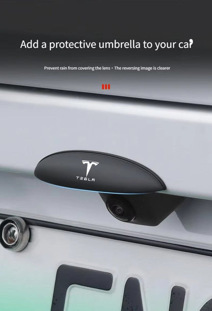 Car Rear Camera Rain Cover ABS Waterproof Rear View Camera Shield for your Tesla Model 3 / Y with Logo - TESLARY Tesla Shop Accessories Europe Nederlands Dublin Cork Ireland Deutschland Espana Alicante France Italia