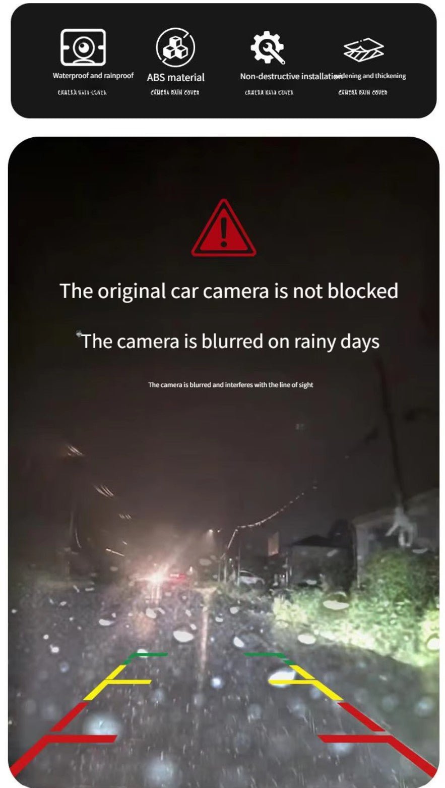 Car Rear Camera Rain Cover ABS Waterproof Rear View Camera Shield for your Tesla Model 3 / Y with Logo - TESLARY Tesla Shop Accessories Europe Nederlands Dublin Cork Ireland Deutschland Espana Alicante France Italia