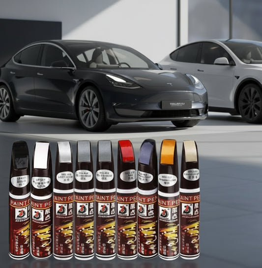 Car Touch Up Paint Pen with Brush - TESLARY Tesla Shop Accessories Europe Nederlands Ireland Deutschland Espana Alicante France Italia