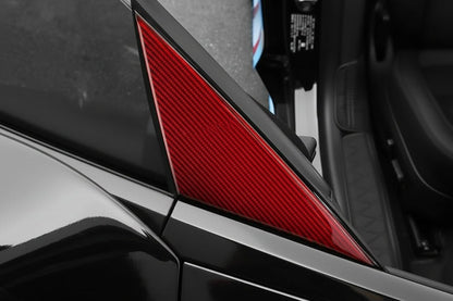 Cache de rétroviseur extérieur en fibre de carbone pour Tesla Model 3 Highlands en noir ou en rouge - TESLARY Tesla Shop Accessoires Europe Pays-Bas Dublin Cork Irlande Allemagne Espagne Alicante France Italie